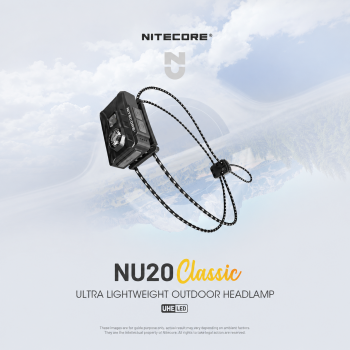 NITECORE Senter Kepala Headlamp LED Lightweight IP66 360 Lumens - NU20 Classic
