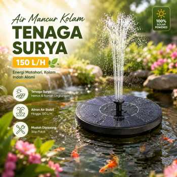 T-Nice Air Mancur Kolam Tenaga Surya Solar Water Fountain - CY-130
