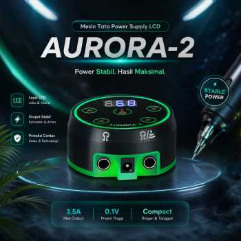 Gambar produk AURORA Mesin Tato Power Supply Digital LCD - AURORA-2