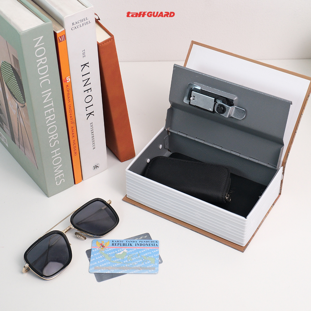 TaffGUARD Brankas Buku Novel Password Hidden Safe Box Size S - KB-20P Gambar produk TaffGUARD Brankas Buku Novel Password Hidden Safe Box Size S - KB-20P - 6