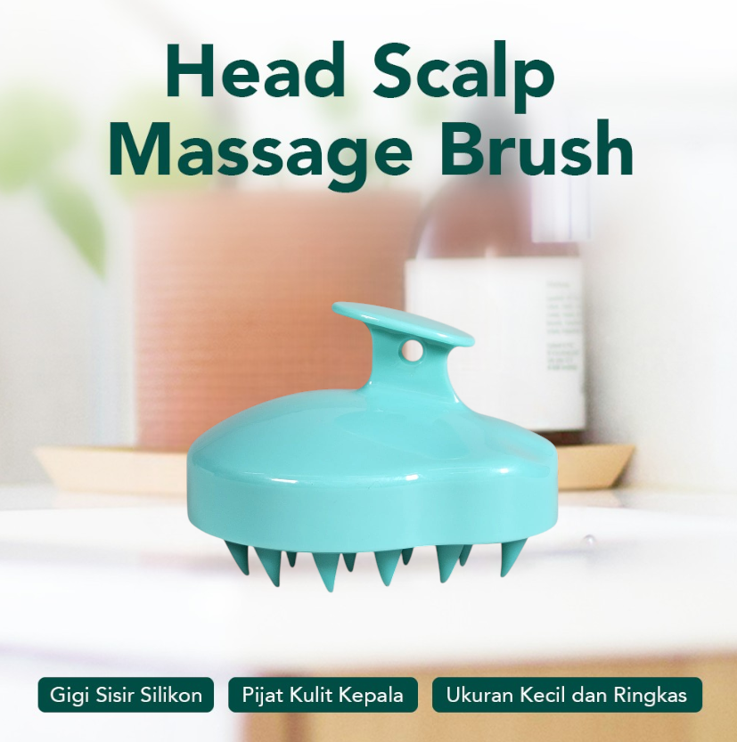 Aihogard Sisir Kepala Pijat Head Scalp Massage Brush - MTF1121 Gambar produk Aihogard Sisir Kepala Pijat Head Scalp Massage Brush - MTF1121 - Utama