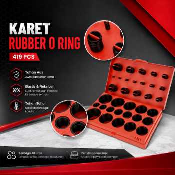 Gambar produk Taffware Karet Rubber O Ring Universal Seal Tightening 419 PCS - J200