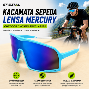 SPEZIAL Kacamata Sepeda Lensa Mercury Outdoor Cycling Sunglasses - S-99