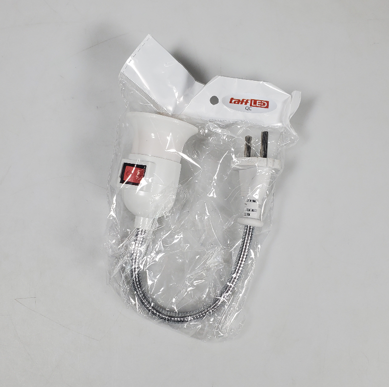 Gambar produk TaffLED Fitting Lampu Flexible Bohlam LED E27 EU Plug 110V-220V - HF-300 - Kemasan