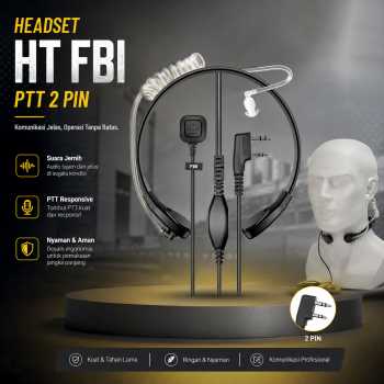 Gambar produk Taffware Headset HT FBI Finger PTT Acoustic 2 Pin UV-5R UV-B5 UV-B6