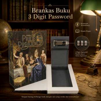 ELESABOX Brankas Buku Kamus Password Anti Maling Hidden Safe Box - KB-22P