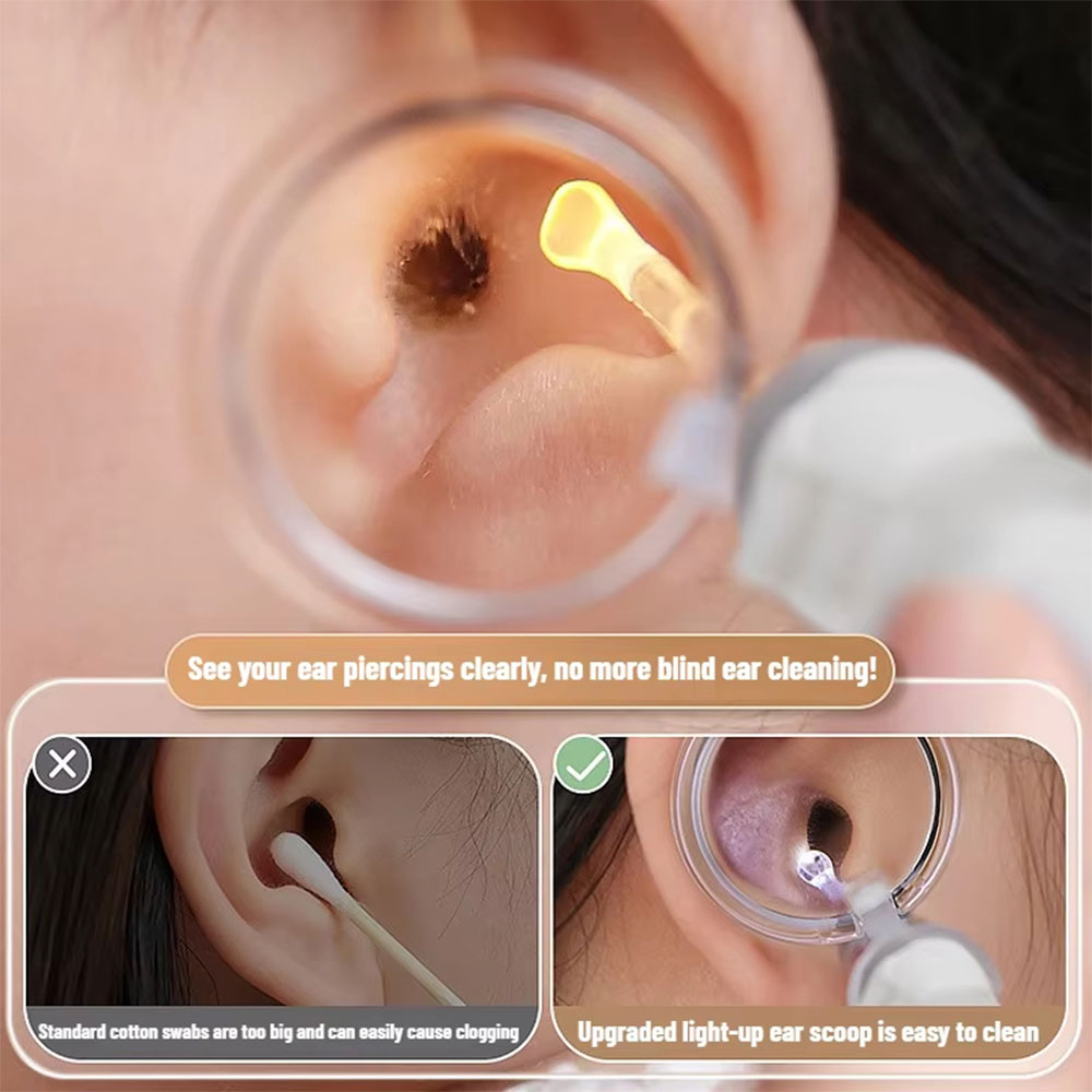 Tiny Alat Pembersih Telinga Korek Kuping LED Elektrik Kaca Pembesar - CG20 Gambar produk Tiny Alat Pembersih Telinga Korek Kuping LED Elektrik Kaca Pembesar - CG20 - 4