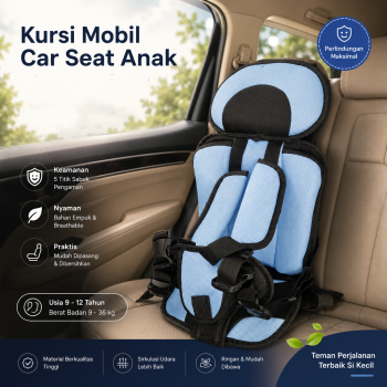 AutoField Kursi Mobil Anak Child Car Seat Safety Cushion Comfortable - AF9