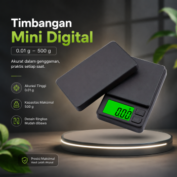 Gambar produk Slyz Timbangan Emas Mini Digital LCD Pocket Scale 7 Units 0.01g 500g - CX-88