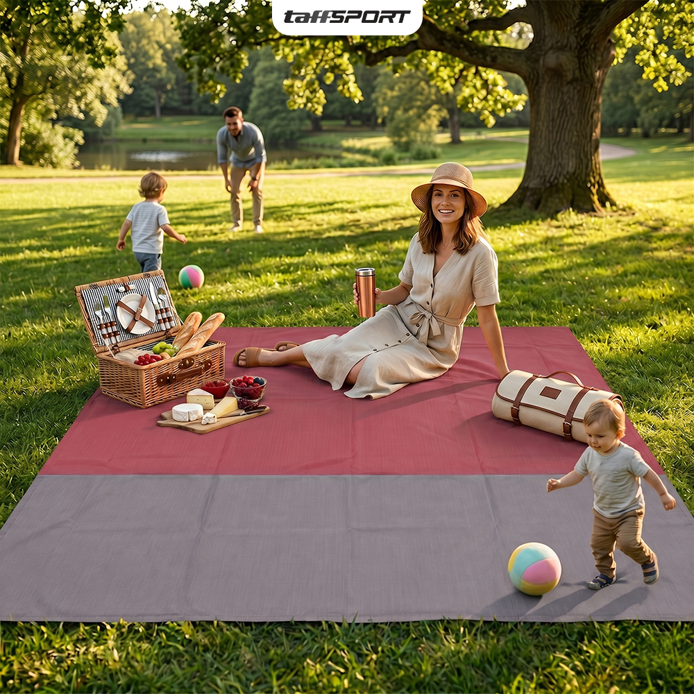 TaffSPORT Tikar Lipat Matras Camping Piknik Outdoor Waterproof Mat 2x2.1M - FS-008 Gambar produk TaffSPORT Tikar Lipat Matras Camping Piknik Outdoor Waterproof Mat 2x2.1M - FS-008 - 7