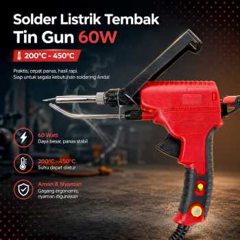 LEFAVOR Solder Listrik Tembak Tin Gun Adjustable Temperature 60W - GT-20