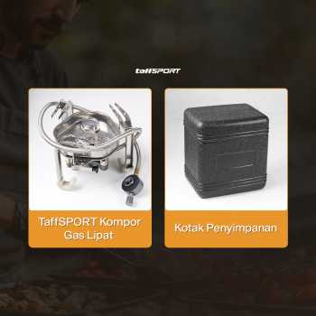 Gambar produk TaffSPORT Kompor Gas Portable Lipat Outdoor 4 Burner Camping Stove - OD543 - 8