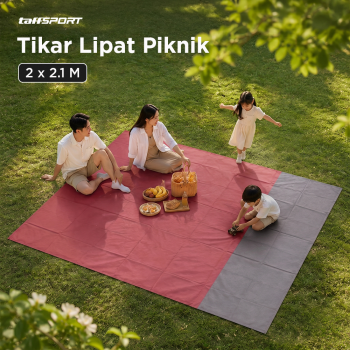 TaffSPORT Tikar Lipat Matras Camping Piknik Outdoor Waterproof Mat - FS-008