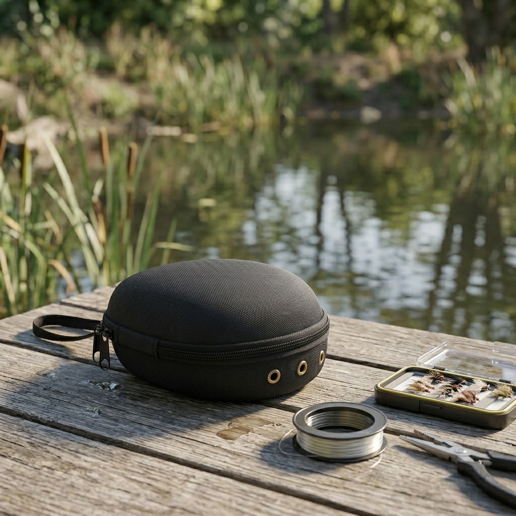 LEO Hard Case Pouch Tas Memancing Khusus Reel Pancing - F-49 Gambar produk LEO Hard Case Pouch Tas Memancing Khusus Reel Pancing - F-49 - 2