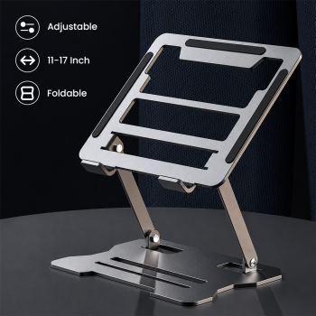 Dawadeslo Stand Laptop Carbon Steel Dudukan Holder Foldable Adjustable - N20