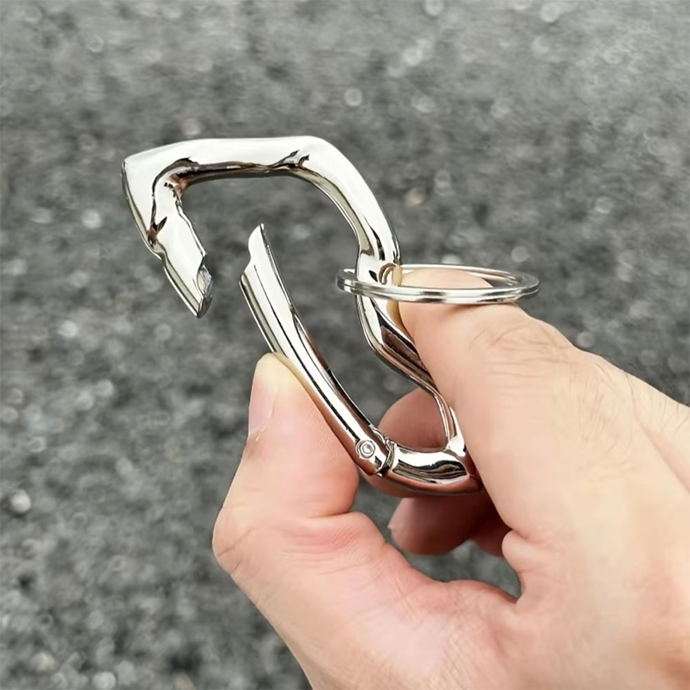 MORWLAT Carbiner Keychain Gantungan Kunci Y2K Skena Battle Axe Alloy - GB6700 Gambar produk MORWLAT Carbiner Keychain Gantungan Kunci Y2K Skena Battle Axe Alloy - GB6700 - 5