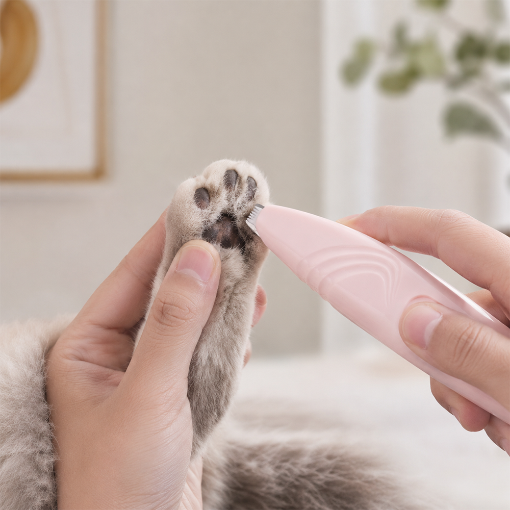 LEYOUFU Alat Cukur Bulu Hewan Peliharaan Elektrik Mini Pet Grooming - SN-16 Gambar produk LEYOUFU Alat Cukur Bulu Hewan Peliharaan Elektrik Mini Pet Grooming - SN-16 - 7