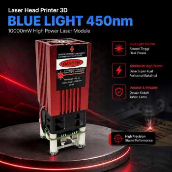 BENBOX Modul Laser Head Printer CNC Cutting Engrave Blue Light 10000mW - D10W