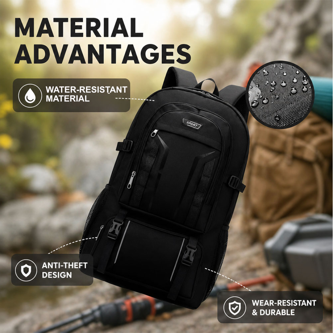 XINCZHEYIZU Tas Gunung Carrier Bag Travel Backpack Outdoor 75L - SIG30D Gambar produk XINCZHEYIZU Tas Gunung Carrier Bag Travel Backpack Outdoor 75L - SIG30D - 1