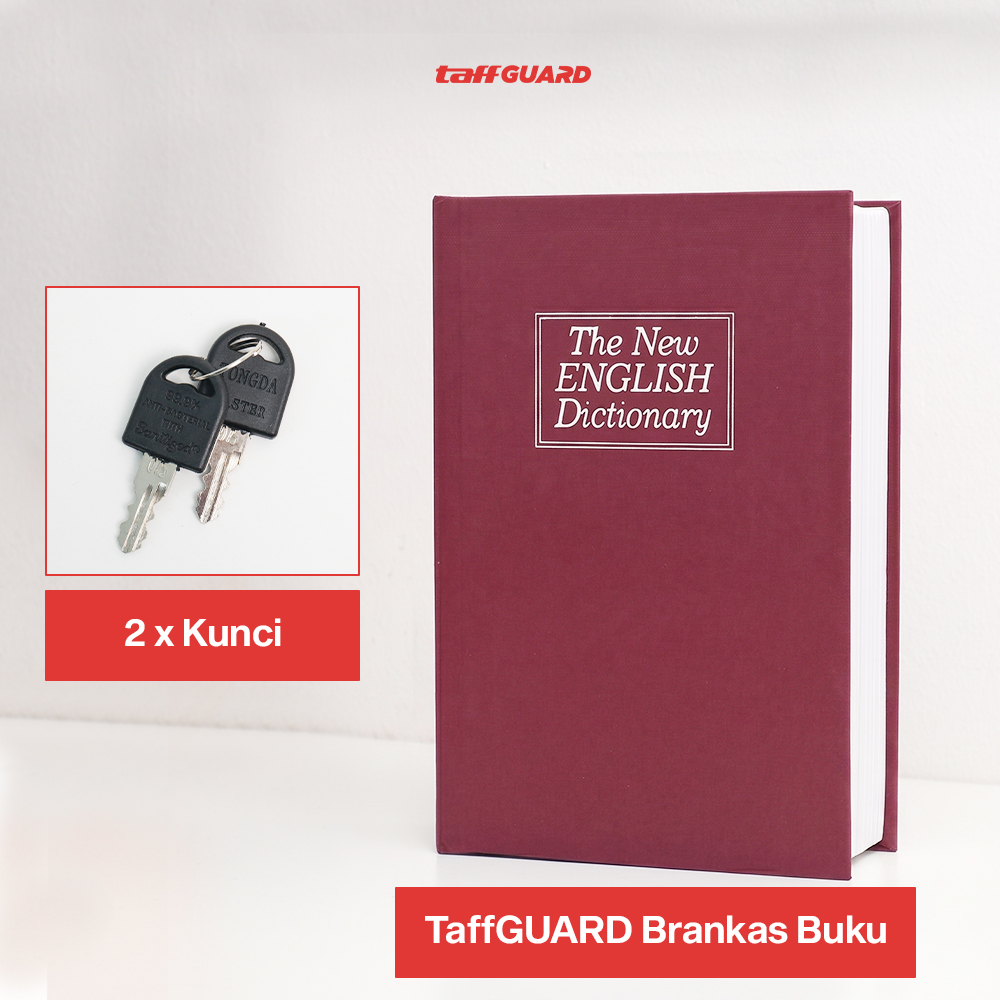 TaffGUARD Brankas Buku Kamus Kunci Manual Anti Maling Hidden Safe Box Kecil - KB-10L Gambar produk TaffGUARD Brankas Buku Kamus Kunci Manual Anti Maling Hidden Safe Box Kecil - KB-10L - 8