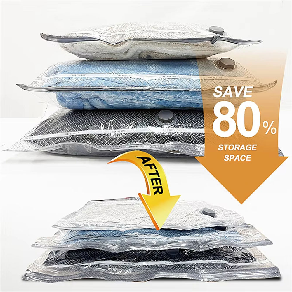 TaffPACK Kantong Plastik Vakum Pakaian Vacuum Compression Bag 1 PCS 40x50cm - YK-100 Gambar produk TaffPACK Kantong Plastik Vakum Pakaian Vacuum Compression Bag 1 PCS 40x50cm - YK-100 - 6