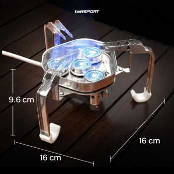 Gambar produk TaffSPORT Kompor Gas Portable Lipat Outdoor 4 Burner Camping Stove - OD543 - 7