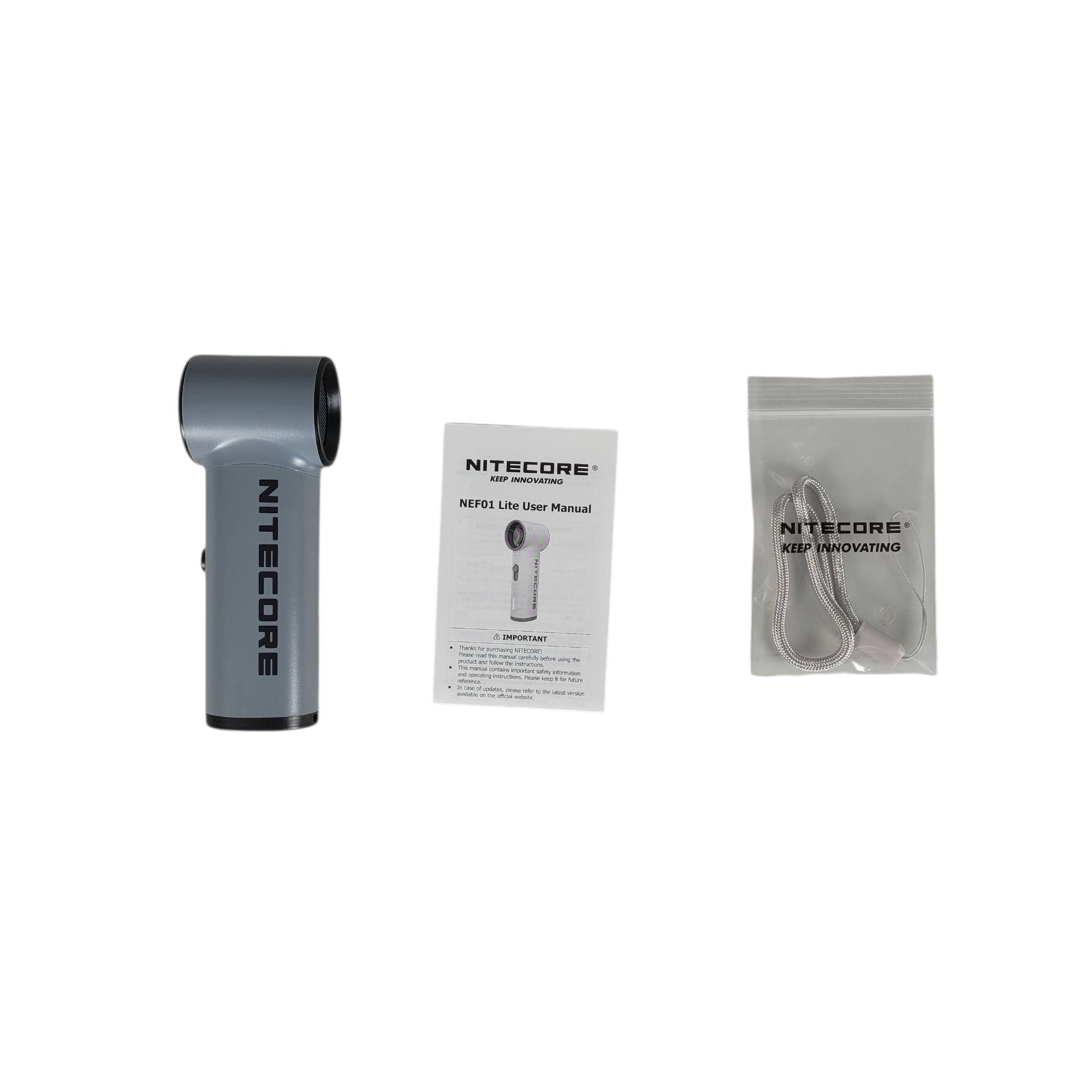Gambar produk NITECORE Kipas Angin Mini Portable 5 Speed Level 2600mAh - NEF01 Lite - 8