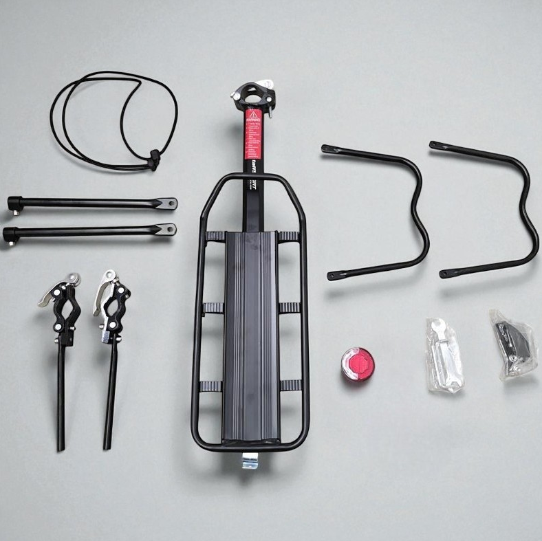 TaffSPORT Rak Boncengan Belakang Sepeda Rear Rack Quick Mount - K10 Gambar produk TaffSPORT Rak Boncengan Belakang Sepeda Rear Rack Quick Mount - K10 - 7