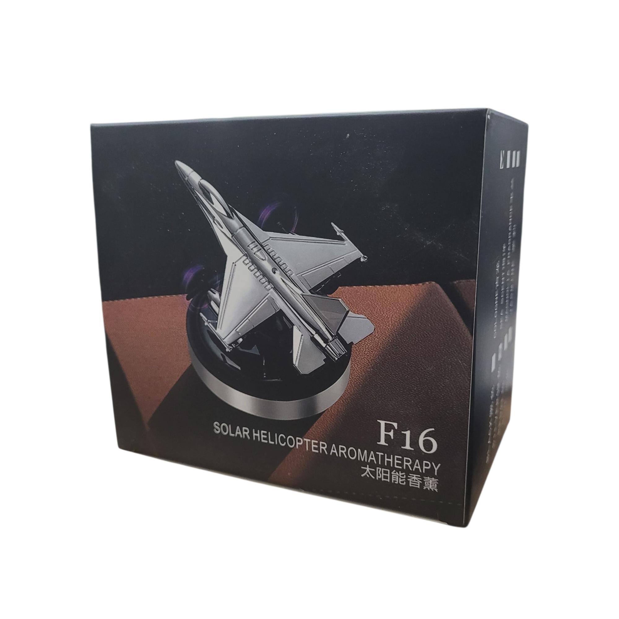 Tefanball Parfum Mobil Dashboard Pesawat Tenaga Surya Car Freshener - F16 Gambar produk Tefanball Parfum Mobil Dashboard Pesawat Tenaga Surya Car Freshener - F16 - Kemasan