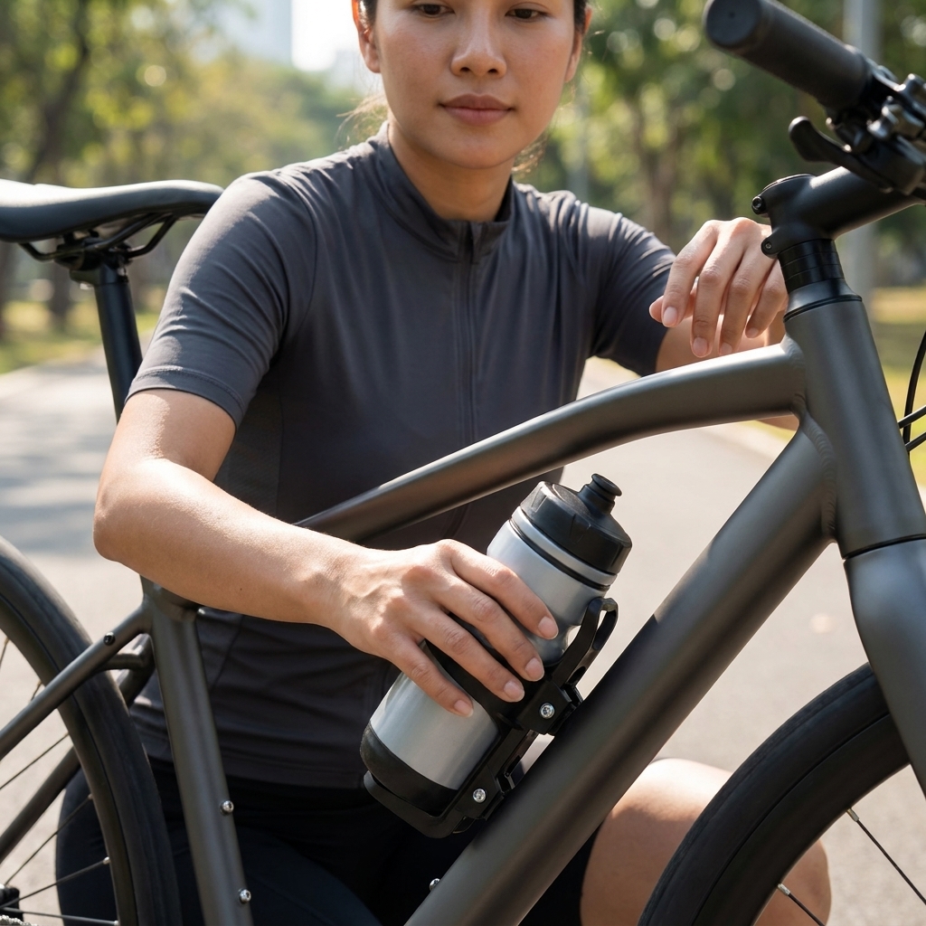 TaffSPORT Holder Botol Minum Sepeda 360 Rotating Bike Bottle Cage - BC-101 Gambar produk TaffSPORT Holder Botol Minum Sepeda 360 Rotating Bike Bottle Cage - BC-101 - 1