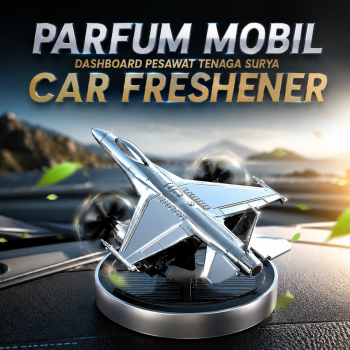 Tefanball Parfum Mobil Dashboard Pesawat Tenaga Surya Car Freshener - F16