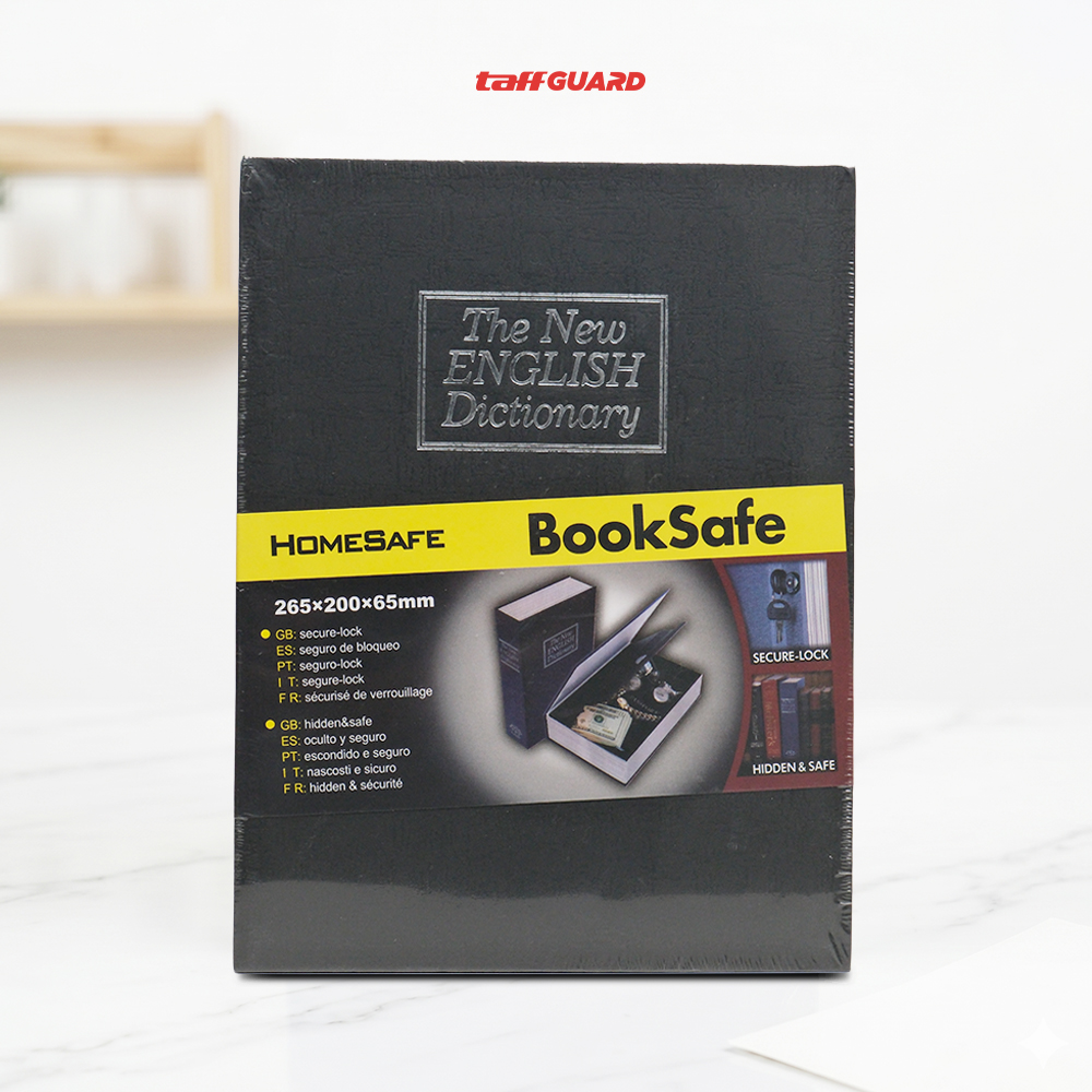 TaffGUARD Brankas Buku Kamus Kunci Manual Anti Maling Hidden Safe Box Besar - KB-10L Gambar produk TaffGUARD Brankas Buku Kamus Kunci Manual Anti Maling Hidden Safe Box Besar - KB-10L - Kemasan