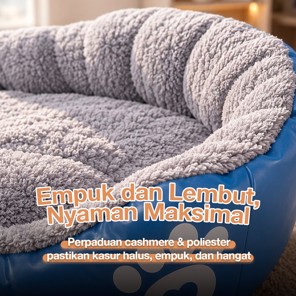 Naturelife Tempat Tidur Hewan Peliharaan Anjing Kucing Pet Dog Bed Size L - NR884 Gambar produk Naturelife Tempat Tidur Hewan Peliharaan Anjing Kucing Pet Dog Bed Size L - NR884 - 1