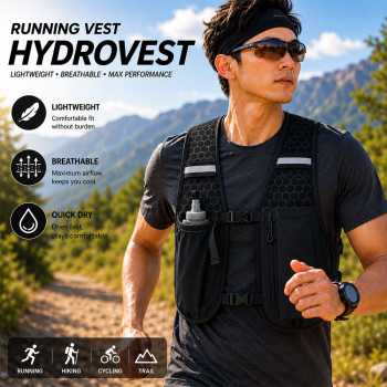 MPP Running Vest Hydrovest Hydration Breathable Rompi Lari Outdoor - WP400