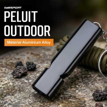 TaffSPORT Gantungan Kunci Peluit Aluminium Outdoor Whistle - Z648