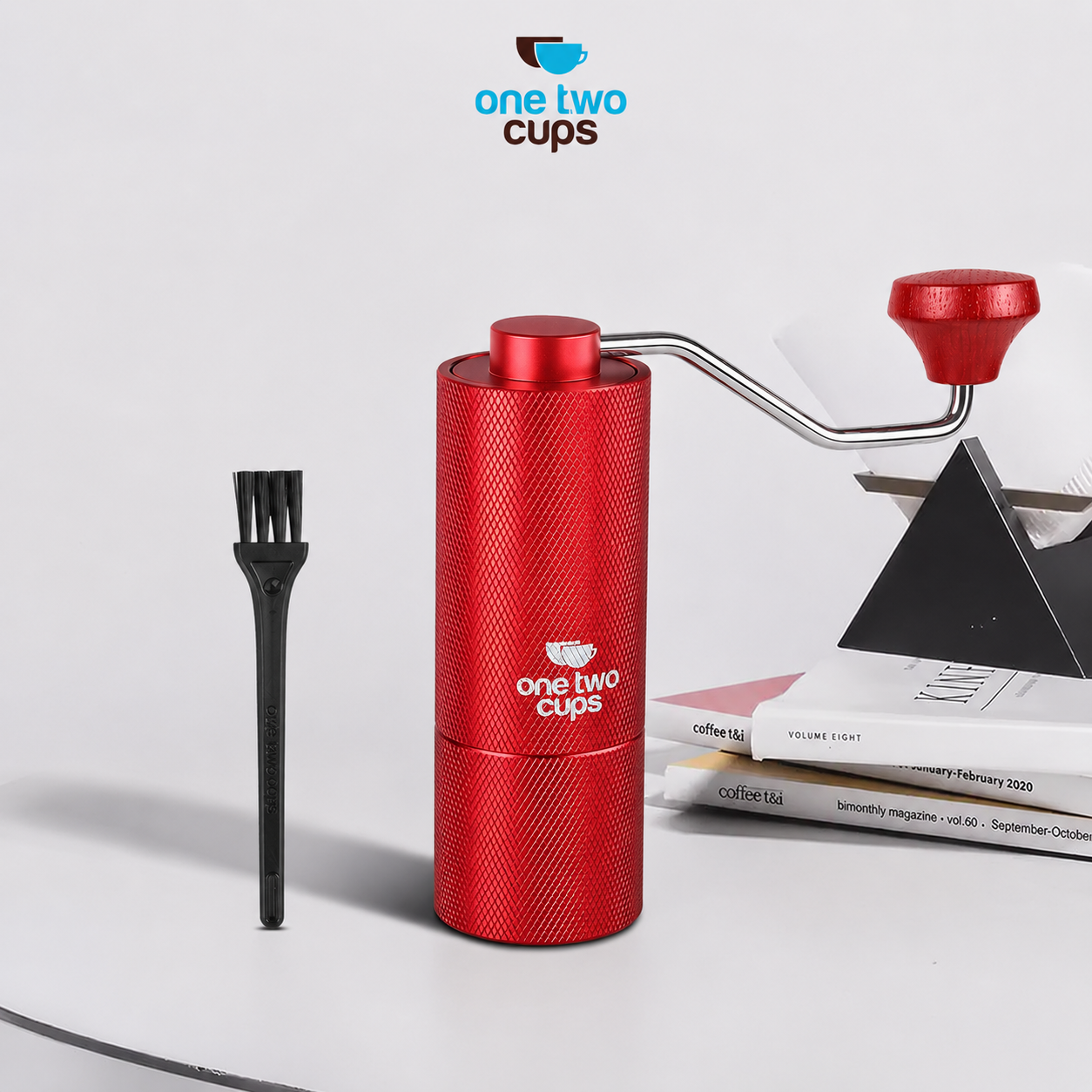 One Two Cups Penggiling Kopi Manual Coffee Grinder Burr Stainless - JN60 Gambar produk One Two Cups Penggiling Kopi Manual Coffee Grinder Burr Stainless - JN60 - 6