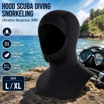 Gambar produk JoyMay Hood Scuba Diving Snorkeling Ultrathin Neoprene L/XL - DH-030