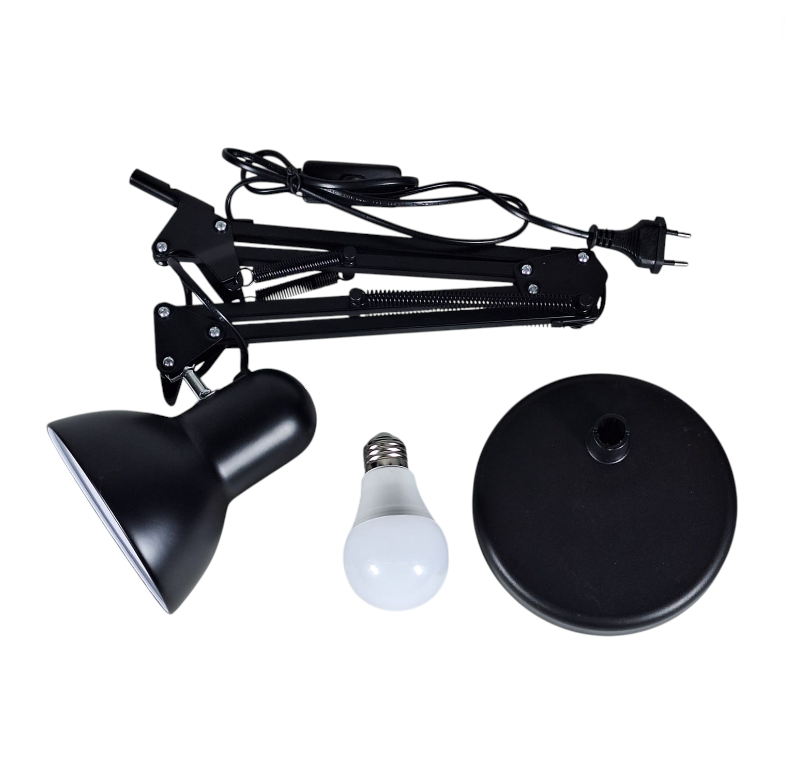 GOTP Lampu Meja LED Reading Light E27 Bohlam Cool White 6000K - MT-101 Gambar produk GOTP Lampu Meja LED Reading Light E27 Bohlam Cool White 6000K - MT-101 - 5