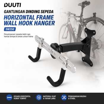DUUTI Gantungan Dinding Sepeda Horizontal Frame Wall Hook Hanger - SW250