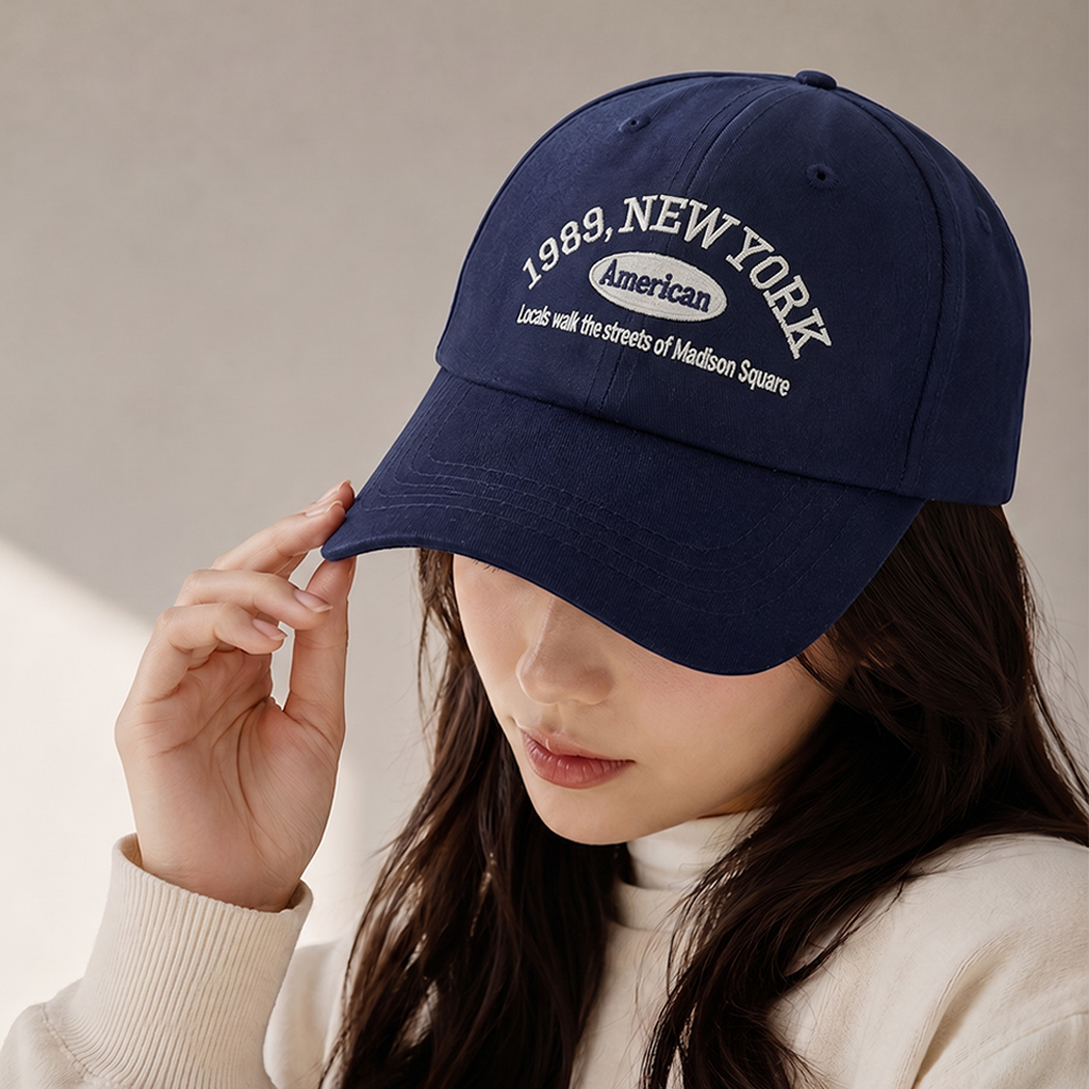 MUJE Topi Baseball Cap Bordir Adjustable 1989 New York - F220 Gambar produk MUJE Topi Baseball Cap Bordir Adjustable 1989 New York - F220 - 5