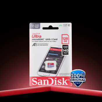 SanDisk Ultra microSDXC Card UHS-I Class 10 A1 140MB/s - SDSQUAB