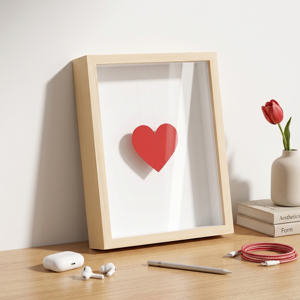 YIXUE Bingkai Foto Ornamen Minimalist Wooden Shadow Box Stand 3D 10 Inch - YE5 Gambar produk YIXUE Bingkai Foto Ornamen Minimalist Wooden Shadow Box Stand 3D 10 Inch - YE5 - 4