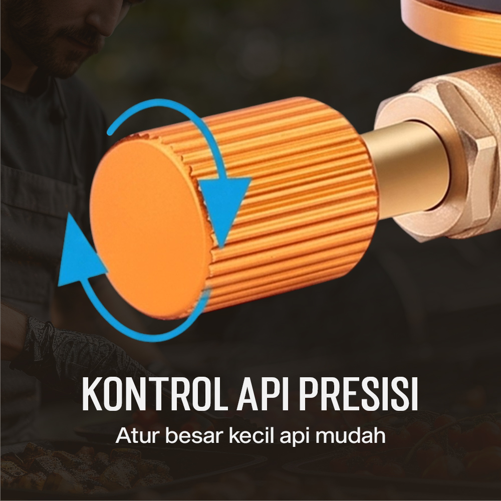 KOVAB Kompor Gas Portable Lipat Outdoor Ultralight Camping Stove - K-202 Gambar produk KOVAB Kompor Gas Portable Lipat Outdoor Ultralight Camping Stove - K-202 - 2