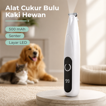 HWY Alat Cukur Bulu Kaki Hewan Elektrik Shaving Trimmer Pet 500mAh - H-410