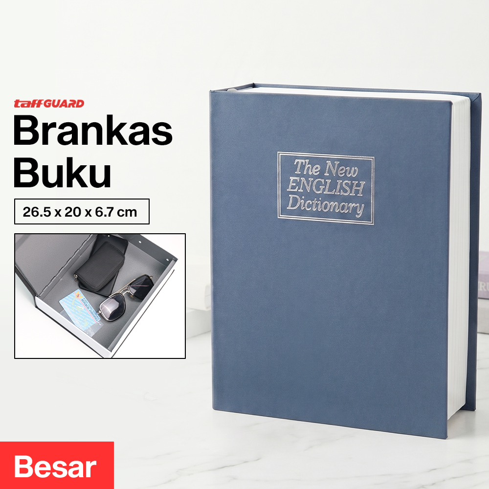 TaffGUARD Brankas Buku Kamus Kunci Manual Anti Maling Hidden Safe Box Besar - KB-10L Gambar produk TaffGUARD Brankas Buku Kamus Kunci Manual Anti Maling Hidden Safe Box Besar - KB-10L - Utama