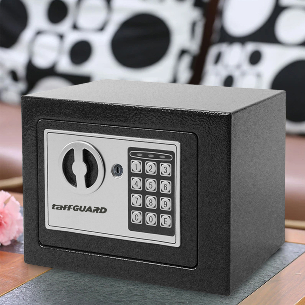 TaffGUARD Kotak Brankas Hotel Mini Password Safe Deposit Box 4.6L - EB30 Gambar produk TaffGUARD Kotak Brankas Hotel Mini Password Safe Deposit Box 4.6L - EB30 - 4