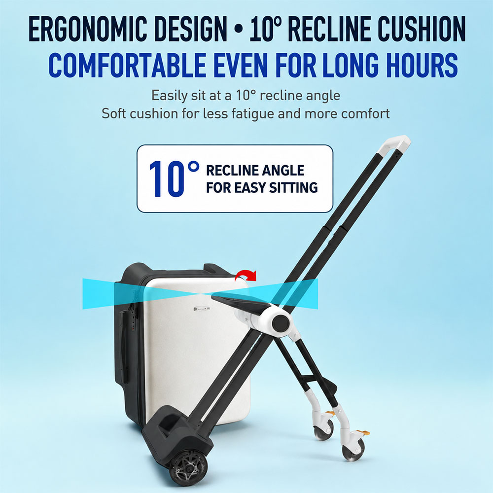 TaffGO Koper Tunggang Stroller Travel Anak Suitcase Luggage 20 Inch - SE80 Gambar produk TaffGO Koper Tunggang Stroller Travel Anak Suitcase Luggage 20 Inch - SE80 - 3
