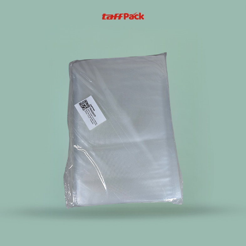 TaffPACK Plastik Vacuum Makanan Sealer Bag Biodegradable 100 PCS 20x30cm - PK-08 Gambar produk TaffPACK Plastik Vacuum Makanan Sealer Bag Biodegradable 100 PCS 20x30cm - PK-08 - Kemasan