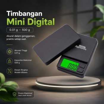 Taffware Digipounds Timbangan Emas Mini Digital 7 Units 0.01g 500g - CX-88