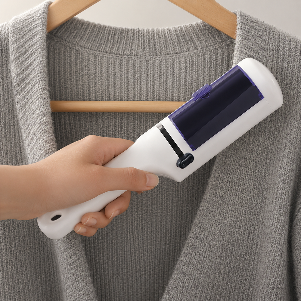 JOOMY Penghilang Bulu Serat Kain Lint Remover Portable - CR-A17 Gambar produk JOOMY Penghilang Bulu Serat Kain Lint Remover Portable - CR-A17 - 5